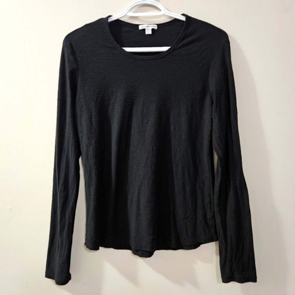 Standard James Perse - Sheer Slub Long Sleeve - Size 2